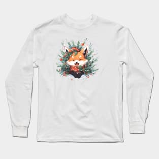 A fox ready for the winter season Long Sleeve T-Shirt